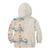 Beige Hawaii Lei Seashells Starfish Kid Hoodie Sandy Sylized - Polynesian Pride