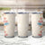 Beige Hawaii Lei Seashells Starfish Tumbler Cup Sandy Sylized - Polynesian Pride