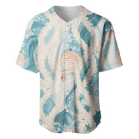Hawaii Lei Seashells Starfish Baseball Jersey Fresh Summer Vibe - Polynesian Pride