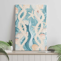 Hawaii Lei Seashells Starfish Canvas Wall Art Fresh Summer Vibe LT01 - Polynesian Pride