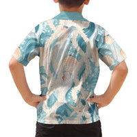 Hawaii Lei Seashells Starfish Family Matching Puletasi and Hawaiian Shirt Fresh Summer Vibe - Polynesian Pride