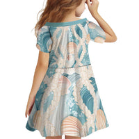 Hawaii Lei Seashells Starfish Family Matching Tank Maxi Dress and Hawaiian Shirt Fresh Summer Vibe - Polynesian Pride