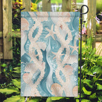 Hawaii Lei Seashells Starfish Garden Flag Fresh Summer Vibe - Polynesian Pride