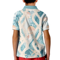 Hawaii Lei Seashells Starfish Kid Polo Shirt Fresh Summer Vibe - Polynesian Pride