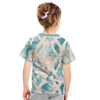 Hawaii Lei Seashells Starfish Kid T Shirt Fresh Summer Vibe - Polynesian Pride