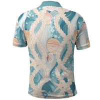 Hawaii Lei Seashells Starfish Polo Shirt Fresh Summer Vibe - Polynesian Pride