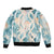 Hawaii Lei Seashells Starfish Sleeve Zip Bomber Jacket Fresh Summer Vibe - Polynesian Pride