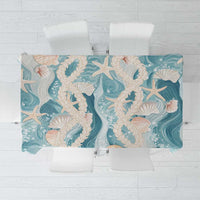Hawaii Lei Seashells Starfish Tablecloth Fresh Summer Vibe - Polynesian Pride