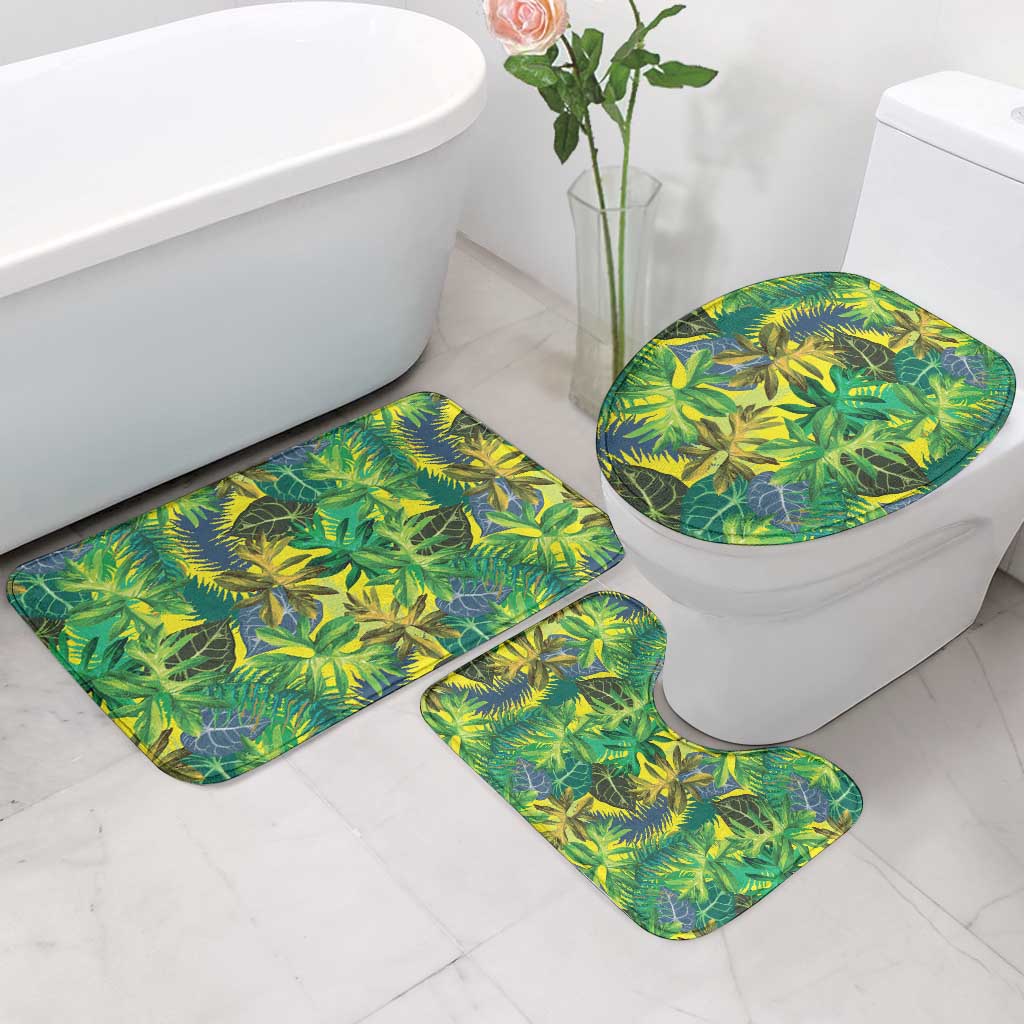 Hawaii Summer Tropical Leaves Bathroom Set - Polynesian Pride