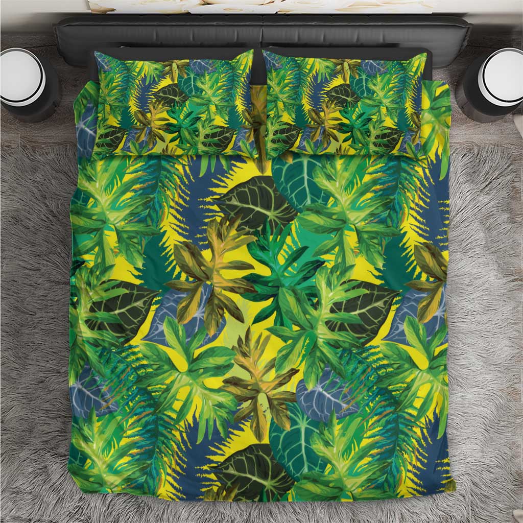 Hawaii Summer Tropical Leaves Bedding Set - Polynesian Pride