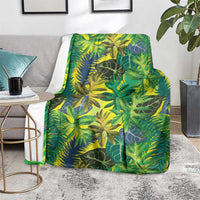 Hawaii Summer Tropical Leaves Blanket - Polynesian Pride
