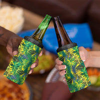 Hawaii Summer Tropical Leaves 4 in 1 Can Cooler Tumbler - Polynesian Pride