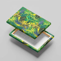 Hawaii Summer Tropical Leaves Canvas Wall Art - Polynesian Pride