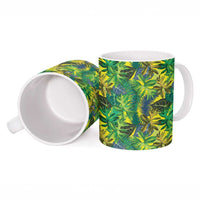 Hawaii Summer Tropical Leaves Ceramic Mug - Polynesian Pride