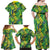 Hawaii Summer Tropical Leaves Family Matching Off Shoulder Maxi Dress and Hawaiian Shirt - Polynesian Pride