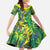 Hawaii Summer Tropical Leaves Family Matching Summer Maxi Dress and Hawaiian Shirt - Polynesian Pride