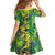 Hawaii Summer Tropical Leaves Family Matching Summer Maxi Dress and Hawaiian Shirt - Polynesian Pride