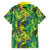Hawaii Summer Tropical Leaves Family Matching Summer Maxi Dress and Hawaiian Shirt - Polynesian Pride