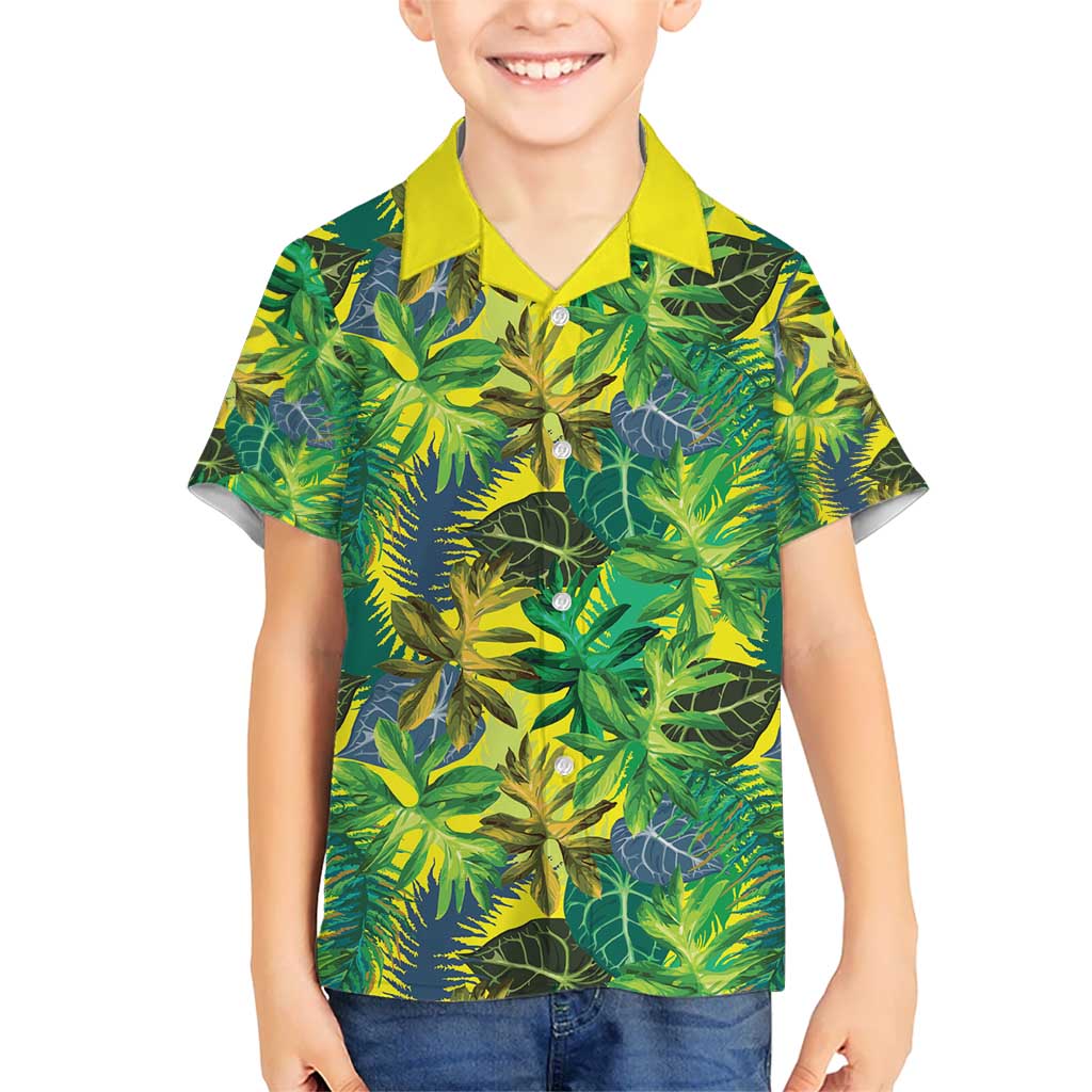 Hawaii Summer Tropical Leaves Hawaiian Shirt - Polynesian Pride