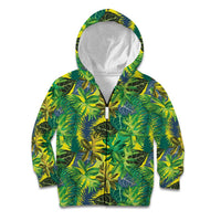Hawaii Summer Tropical Leaves Kid Hoodie - Polynesian Pride