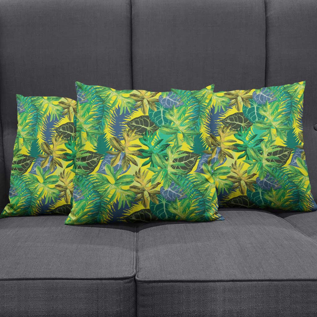 Hawaii Summer Tropical Leaves Pillow Cover LT01 - Polynesian Pride