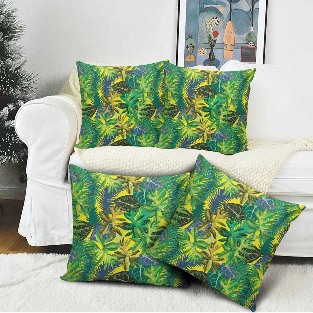 Hawaii Summer Tropical Leaves Pillow Cover LT01 - Polynesian Pride