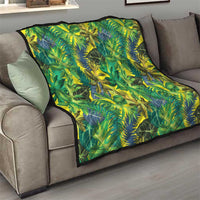 Hawaii Summer Tropical Leaves Quilt - Polynesian Pride