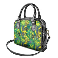 Hawaii Summer Tropical Leaves Shoulder Handbag - Polynesian Pride