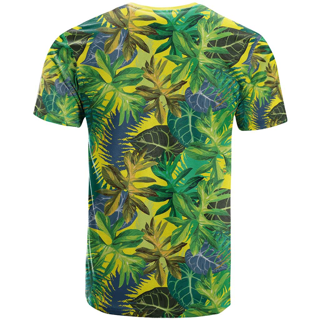 Hawaii Summer Tropical Leaves T Shirt - Polynesian Pride