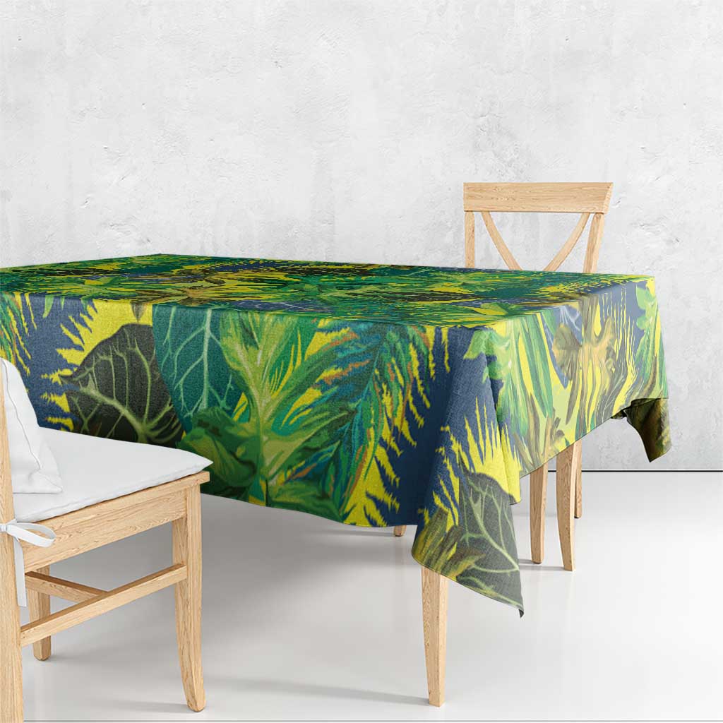 Hawaii Summer Tropical Leaves Tablecloth - Polynesian Pride