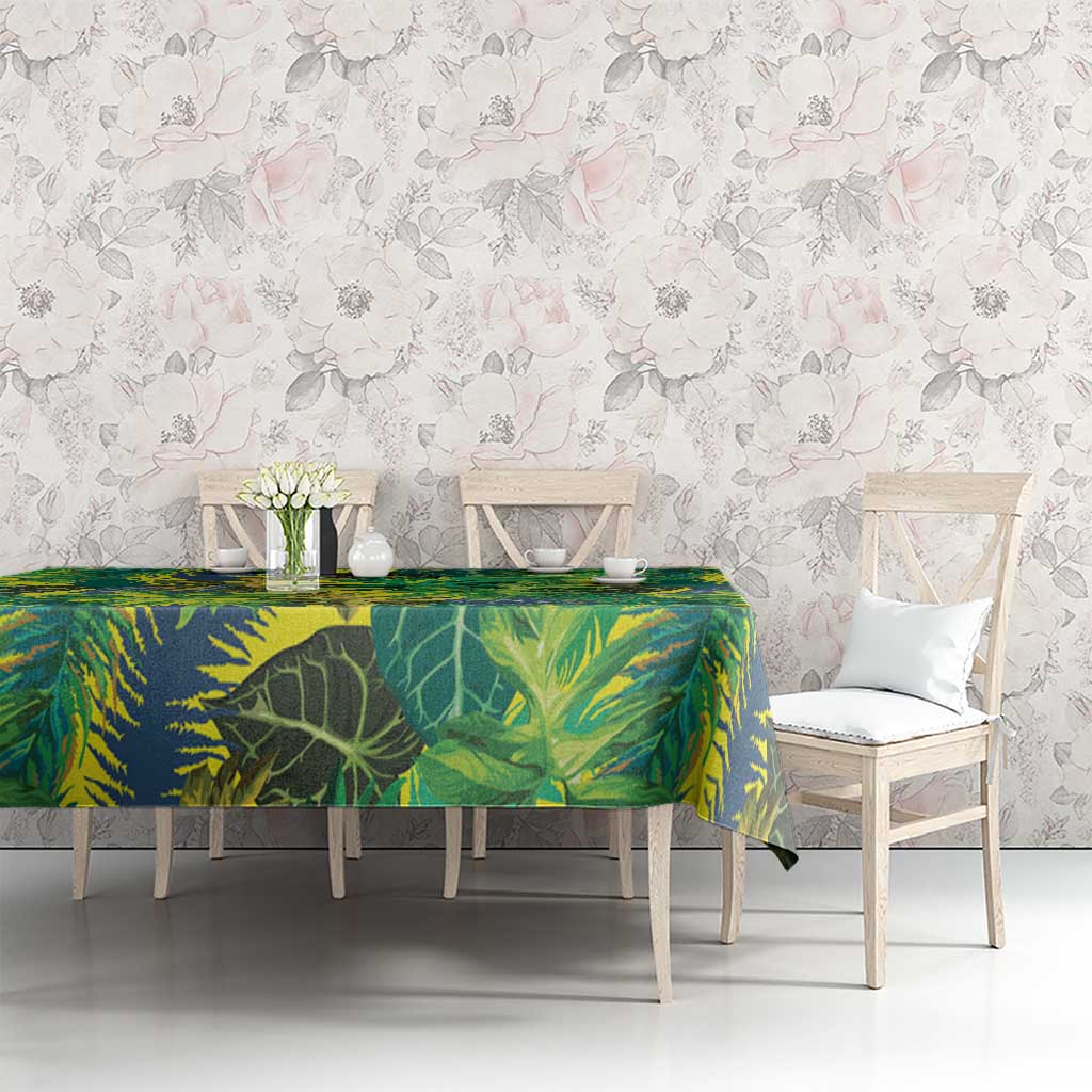 Hawaii Summer Tropical Leaves Tablecloth - Polynesian Pride