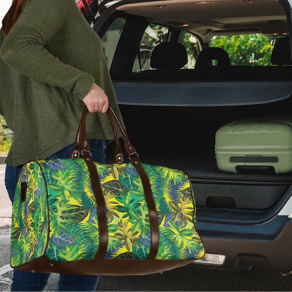 Hawaii Summer Tropical Leaves Travel Bag - Polynesian Pride
