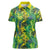 Hawaii Summer Tropical Leaves Women Polo Shirt - Polynesian Pride