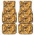 Hawaii Gold Tropical Leaves Car Mats - Polynesian Pride