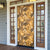 Hawaii Gold Tropical Leaves Door Cover - Polynesian Pride