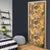 Hawaii Gold Tropical Leaves Door Cover - Polynesian Pride
