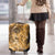 Hawaii Gold Tropical Leaves Luggage Cover - Polynesian Pride