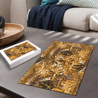 Hawaii Gold Tropical Leaves Puzzle - Polynesian Pride