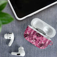 Hawaii Pink Tropical Leaves AirPods Case - Polynesian Pride