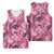 Hawaii Pink Tropical Leaves Basketball Jersey - Polynesian Pride