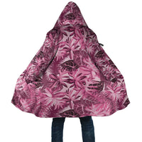 Hawaii Pink Tropical Leaves Cloak - Polynesian Pride
