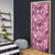 Hawaii Pink Tropical Leaves Door Cover - Polynesian Pride
