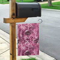 Hawaii Pink Tropical Leaves Garden Flag - Polynesian Pride