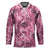 Hawaii Pink Tropical Leaves Hockey Jersey - Polynesian Pride