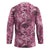 Hawaii Pink Tropical Leaves Hockey Jersey - Polynesian Pride