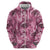 Hawaii Pink Tropical Leaves Hoodie - Polynesian Pride