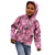 Hawaii Pink Tropical Leaves Kid Hoodie - Polynesian Pride