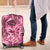 Hawaii Pink Tropical Leaves Luggage Cover - Polynesian Pride