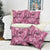 Hawaii Pink Tropical Leaves Pillow Cover - Polynesian Pride
