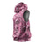 Hawaii Pink Tropical Leaves Sleeveless Hoodie - Polynesian Pride
